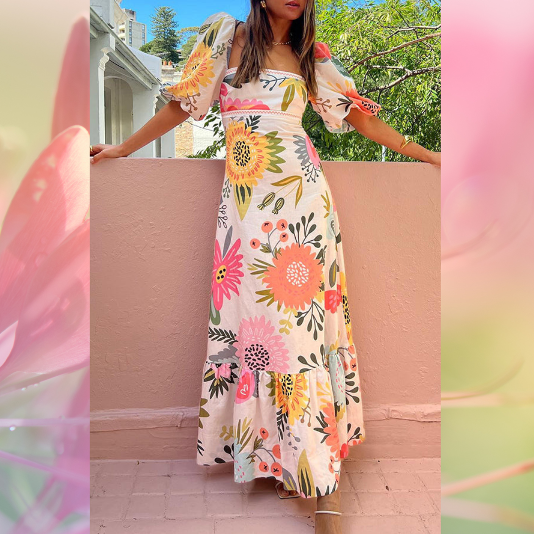 Carola | Floral Maxi Dress