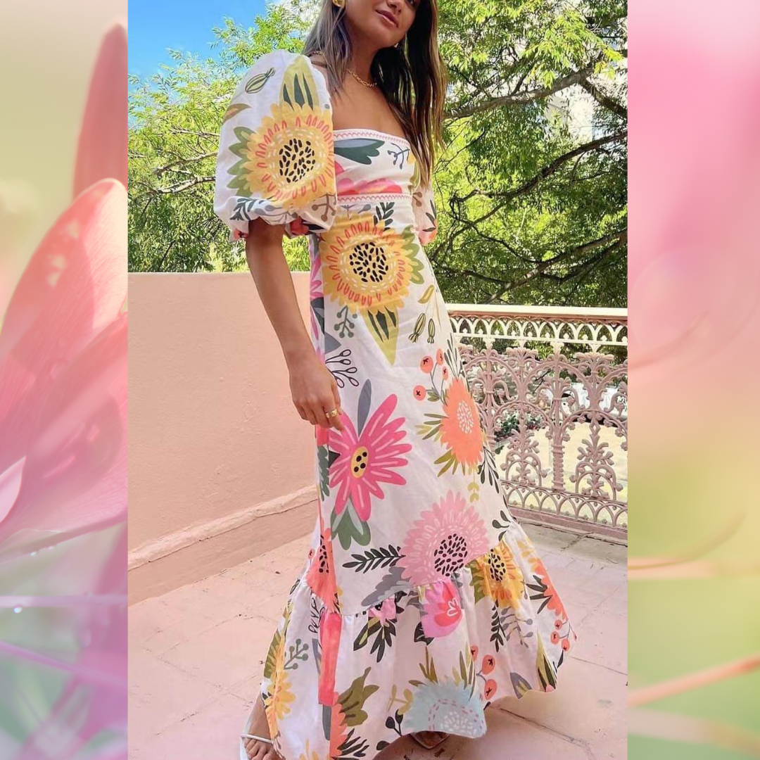 Carola | Floral Maxi Dress