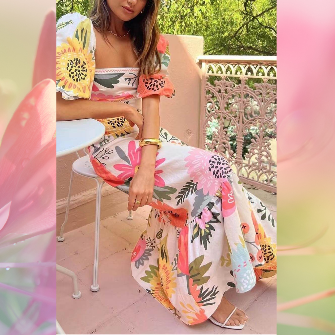 Carola | Floral Maxi Dress