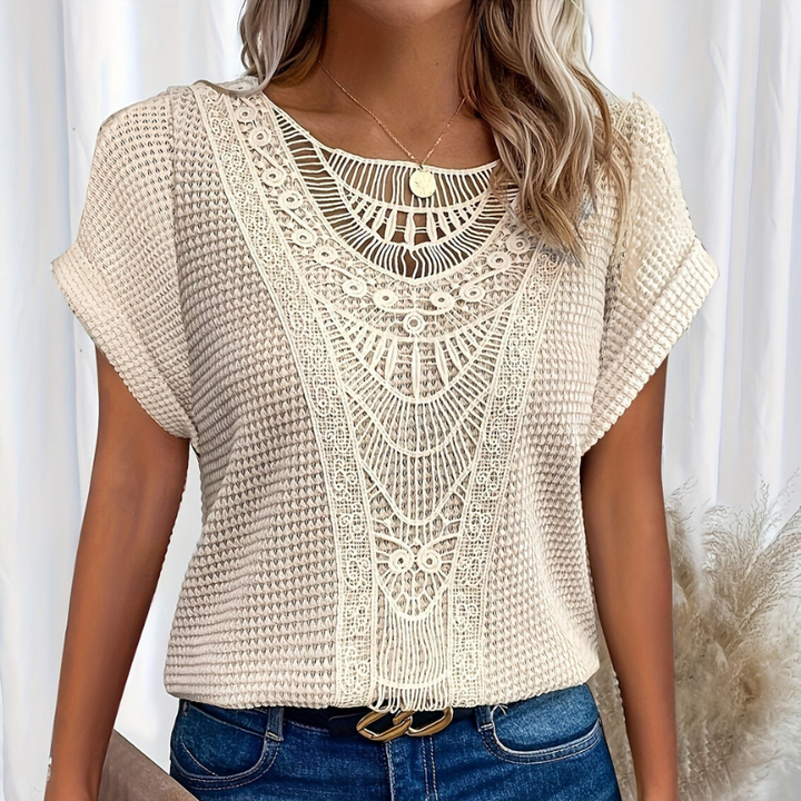 Gracie - Elegant Lace T-Shirt