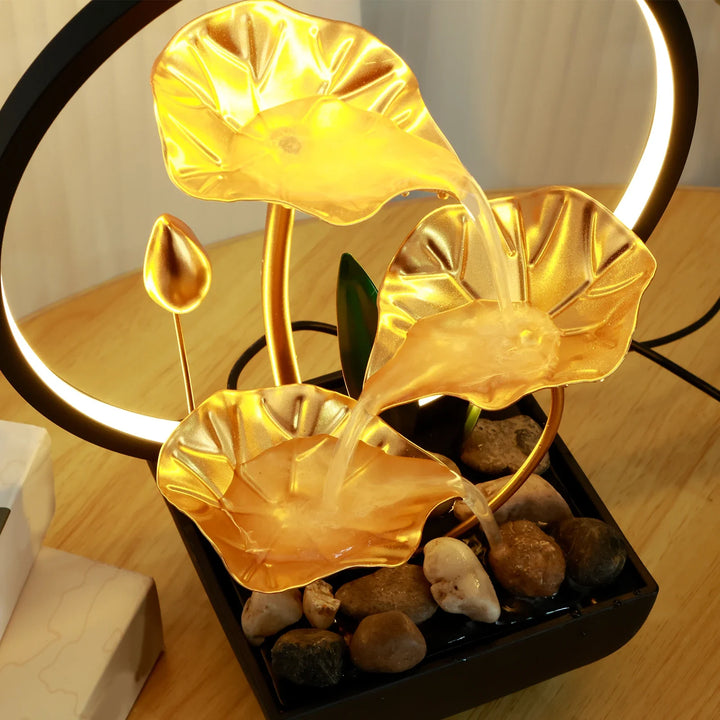 Grand Lotus Nightlight Fortune Fountain