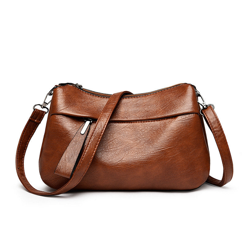 Classic Leather Crossbody Bag